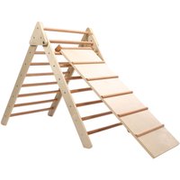 Zoternen - Klappbare Kletterleiter aus Holz, dreieckig, zum Rutschen und Klettern, 2-in-1 Zoternen - Klappbare Kletterleiter aus Holz, dreieckig, zum Rutschen und Klettern, 2-in-1 von ZOTERNEN