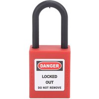 Zoternen - Lockout-Tagout-Schlösser, Lock-Out-Tagout-Vorhängeschlösser mit 2 Schlüsseln 1,8 x 1,6 x 0,8 Zoll von ZOTERNEN