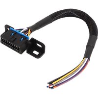 Zoternen - OBD2-Buchse auf offenes 16-poliges Kabel, robuster und verschleißfester, fester Kabelbaum für das Armaturenbrett des Autos Zoternen - OBD2-Buchse auf offenes 16-poliges Kabel, robuster und verschleißfester, fester Kabelbaum für das Armaturenbrett des Autos von ZOTERNEN