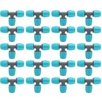 Zoternen - Pssopp 20 Stück Tröpfchenbewässerungs t Verbinder Tropfbewässerung Sprinkler 16mm t Steckverbinder für Tropfschlauch Erweiterungsstück Zoternen - Pssopp 20 Stück Tröpfchenbewässerungs t Verbinder Tropfbewässerung Sprinkler 16mm t Steckverbinder für Tropfschlauch Erweiterungsstück von ZOTERNEN
