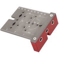 Zoternen - Scharnierloch-Bohrführung Edelstahl-Bohrfutter Zum Sandstrahlen von Aluminiumlegierungsoberflächen Verschleißfester Scharnierloch-Finder Zoternen - Scharnierloch-Bohrführung Edelstahl-Bohrfutter Zum Sandstrahlen von Aluminiumlegierungsoberflächen Verschleißfester Scharnierloch-Finder von ZOTERNEN