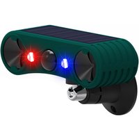 Zoternen - Solar-Blitzlicht mit Bewegungsmelder-Alarm, zeitgesteuerte Infrarot-Induktion für den menschlichen Körper, Diebstahlschutz, von ZOTERNEN