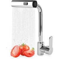 Zoternen - Wasserhahn Wasserfall, Vorfenster Küchenarmatur, 3 Wassermodi, Einhand Küchenspüle, Einhebelmischer, 360 Grad Drehbar, für küchenspüle, von ZOTERNEN