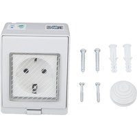 Zoternen - WiFi Smart Socket pc abs IP55 Wasserdicht app Fernbedienung Steckdose für Badezimmer im Freien 100 bis 240 v SN55 sr (DE-Stecker 16 a) von ZOTERNEN