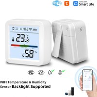 Zoternen - WiFi Thermometer Hygrometer mit App – Smart Home Thermometer – LCD-Hintergrundbeleuchtung – mit abnehmbarem Ständer – Digitaler Zoternen - WiFi Thermometer Hygrometer mit App – Smart Home Thermometer – LCD-Hintergrundbeleuchtung – mit abnehmbarem Ständer – Digitaler von ZOTERNEN