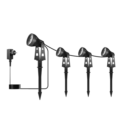 ZOTOYI IP68 Gartenbeleuchtung - 14M 4-IN-1 LED Led Bodenstrahler Aussen Warmweiß 3100K 36V Gartenlampe mit Stecker, 400LM Gartenstrahler für Terrasse Partei Außen Garten Bäume Rasen Weinberge Parks ZOTOYI IP68 Gartenbeleuchtung - 14M 4-IN-1 LED Led Bodenstrahler Aussen Warmweiß 3100K 36V Gartenlampe mit Stecker, 400LM Gartenstrahler für Terrasse Partei Außen Garten Bäume Rasen Weinberge Parks von ZOTOYI