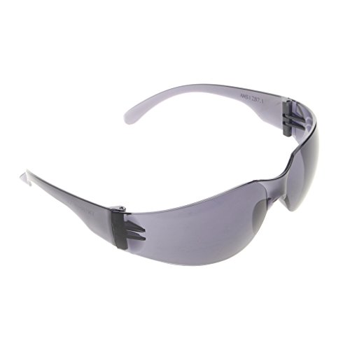 ZOUCY Schutzbrille Augenschutz Brille Brillen Dentallabor Arbeit PC LensBlack + Grey von ZOUCY