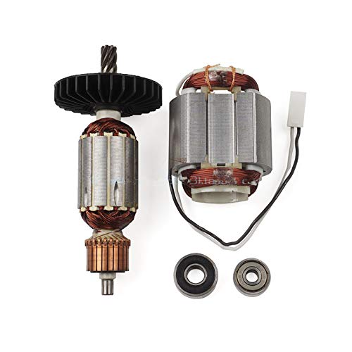 MQEIANG 220V / 240V Ankerrotor Ankerstator Field Motor Ersatz für Makita HR2800 HR2810 HR2811FT HR2811F Elektrischer Hammer (Color : Rotor with Bearing) von ZOUXO