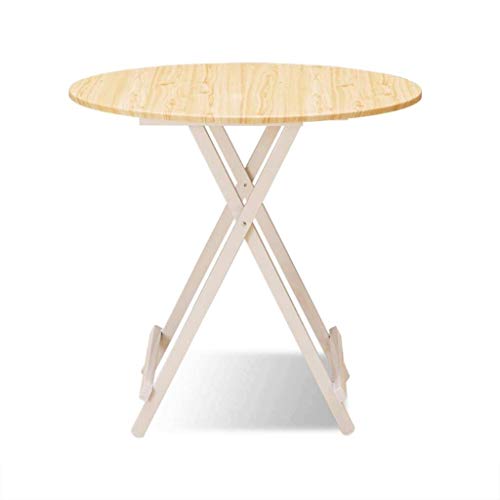 ZOUXYDM Kleiner Tisch, Picknicktisch und Stühle, Kleiner Tisch, tragbarer Tisch, Konferenztisch, klappbar, für Büro und Außenbereich, rund (Farbe: E) (schwarz) von ZOUXYDM