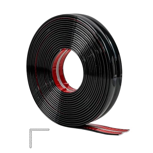 ZOWZOW Zierleisten Selbstklebend, Kantenschutz Leisten, Selbstklebende Dekorleisten Wandleisten, L-förmiger Eckenschutz, Flexible Eckverkleidung für Decke Möbel Küchenarbeitsplatte Schwarz 2 cm ×6,1m ZOWZOW Zierleisten Selbstklebend, Kantenschutz Leisten, Selbstklebende Dekorleisten Wandleisten, L-förmiger Eckenschutz, Flexible Eckverkleidung für Decke Möbel Küchenarbeitsplatte Schwarz 2 cm ×6,1m von ZOWZOW