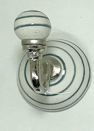 ZOYA - CERAMIC KNOBS Handbemalter Keramik-Kleider- und Wandhaken, einzigartiger Keramik-Handtuchaufhänger, Bademantelhaken für Eingangsbereich, Schlafzimmer, Küche, Zuhause, 40 (Stil 05) von ZOYA - CERAMIC KNOBS