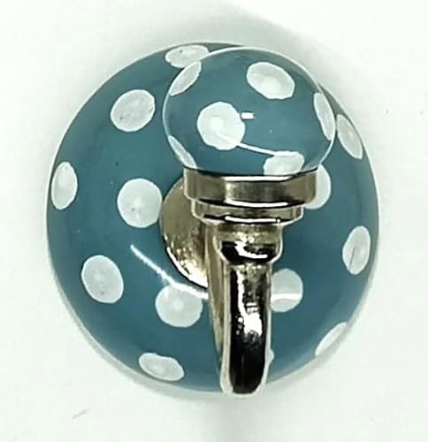 ZOYA - CERAMIC KNOBS Handbemalter Keramik-Kleider- und Wandhaken, einzigartiger Keramik-Handtuchaufhänger, Bademantelhaken für Eingangsbereich, Schlafzimmer, Küche, Zuhause, 40 (Stil 07) von ZOYA - CERAMIC KNOBS