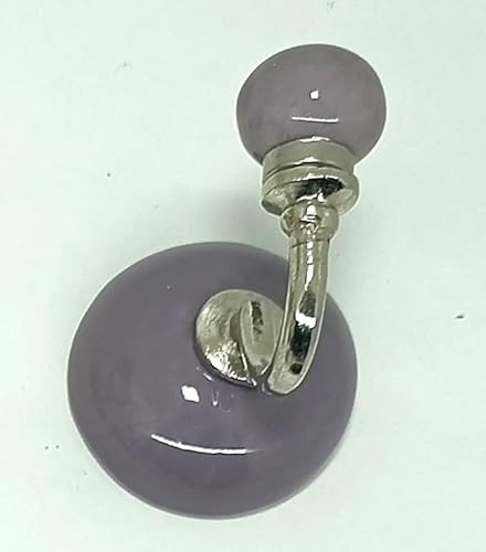 ZOYA - CERAMIC KNOBS Handbemalter Keramik-Kleider- und Wandhaken, einzigartiger Keramik-Handtuchaufhänger, Bademantelhaken für Eingangsbereich, Schlafzimmer, Küche, Zuhause, 40 (Stil 09) von ZOYA - CERAMIC KNOBS