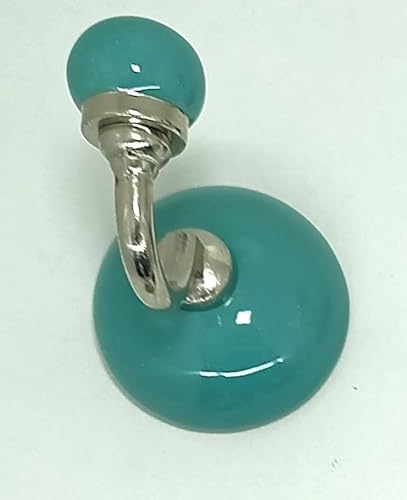 ZOYA - CERAMIC KNOBS Handbemalter Keramik-Kleider- und Wandhaken, einzigartiger Keramik-Handtuchaufhänger, Bademantelhaken für Eingangsbereich, Schlafzimmer, Küche, Zuhause, 40 (Stil 12) von ZOYA - CERAMIC KNOBS