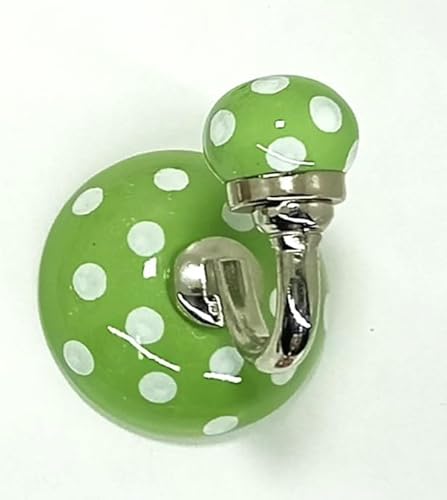 ZOYA - CERAMIC KNOBS Handbemalter Keramik-Kleider- und Wandhaken, einzigartiger Keramik-Handtuchaufhänger, Bademantelhaken für Eingangsbereich, Schlafzimmer, Küche, Zuhause, 40 (Stil 15) von ZOYA - CERAMIC KNOBS