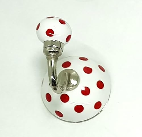 ZOYA - CERAMIC KNOBS Handbemalter Keramik-Kleider- und Wandhaken, einzigartiger Keramik-Handtuchaufhänger, Bademantelhaken für Eingangsbereich, Schlafzimmer, Küche, Zuhause, 40 (Stil 29) von ZOYA - CERAMIC KNOBS