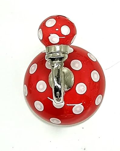 ZOYA - CERAMIC KNOBS Handbemalter Keramik-Kleider- und Wandhaken, einzigartiger Keramik-Handtuchaufhänger, Bademantelhaken für Eingangsbereich, Schlafzimmer, Küche, Zuhause, 40 (Stil 37) von ZOYA - CERAMIC KNOBS