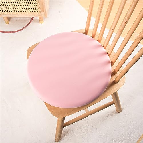 ZOYIEP 2er Set Sitzkissen Rund,Sitzkissen Outdoor,sitzkissen gartenstuhl,Sitzpolster Gartenstuhl für Indoor und Outdoor Sitzauflage Waschbare Stuhlkissen (Rosa,45 * 45cm) von ZOYIEP