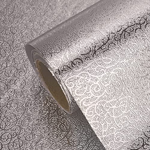ZOYIEP Aufkleber Küchen Aluminium Selbstklebende Folie Klebefolie Küchenfolie Öl-Resistent Hitzebeständig Wasserdicht Anti-Schimmel DIY MöbelFoil Tapete (Stil 1,60x500cm) von ZOYIEP