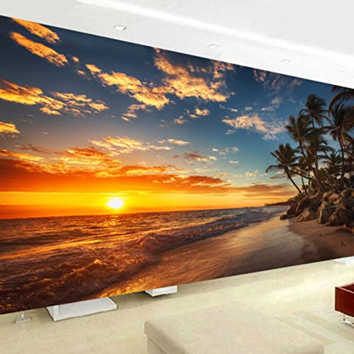 ZOYIEP DIY 5D Diamant Malerei Kits, Strand Sonnenuntergang Full Diamant Painting Kit für Erwachsene,Diamond Painting Bilder XXL Stickerei Wall Décor (110x60cm) von ZOYIEP