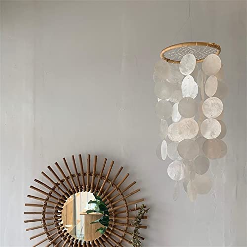 ZOYIEP Traumfänger Windspiel, Perlmutt Muscheln Deko Windspiele, Handgefertigt DIY Mobile Boho Deko Kunsthandwerk Fensterschmuck Aufhängen (C) von ZOYIEP