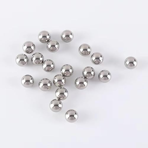600 Stück (5 mm) Edelstahlperlen, Edelstahl-Reinigungsperlen, geeignet für Weinbrunnen, Vasen, Weinflaschen und auch als Farbmischperlen einsetzbar. von ZOYOSTEELBALL