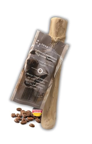 Zoys Kaffeeholz für Hunde - Natürlicher Kauknochen für Hunde in 5 Größen - Kaustab für Zahnreinigung & Zahngesundheit & nachhaltige Beschäftigung - Hundezubehör langlebig & risikoarm (S, 1, stück) von ZOYS - ZEUS TOYS