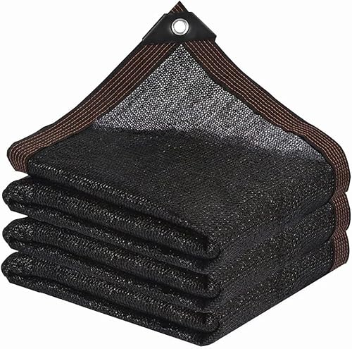 Schattierungsnetz - Schattennetz Mit ösen Leicht und Haltbarkeit Schattiernetz Sonnensegel für Terrasse Pergola Balkon Garten Pflanze Gewächshaus Hühnerstall Outdoor(Schwarz 2x4m) von ZOZIJIU
