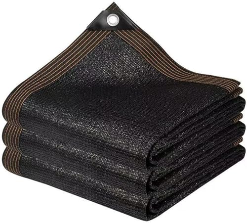 Sonnenschutz Schattennetz -Garten Schattierungsnetz mit ösen Schwarze Schattiernetz Sonnensegel für Outdoor Pergola Balkon GewäChshaus Strand Terrasse Gemüsegarten Hochbeet Gartengemüse(2x5m) von ZOZIJIU