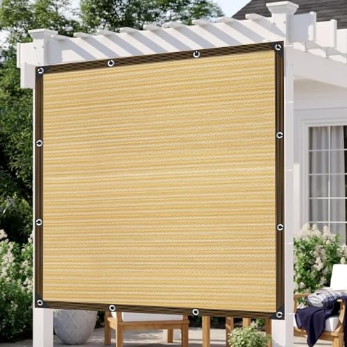Sonnensegel - Garten Schattennetz mit ösen -Outdoor Sonnenschutz Schattierungsnetz Netz für Balkon gewächshaus Pflanzen Terrasse HüHnerstall Schwimmbäder, Winddicht Wasserdurchlässig von ZOZIJIU