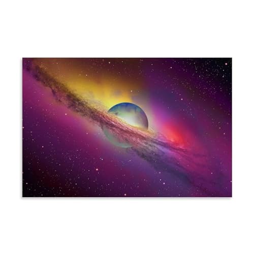 ZOZO HOUSE Space Planet Science Fiction Wandkunst 16x24inch(40x60cm) von ZOZO HOUSE