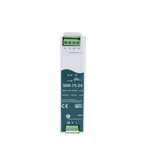 ZPC1CS81 SDR-75-24 76,8 W Einzelausgang Industrielle DIN-Schiene mit Netzteil SDR-75 24 V 3,2 A ZPC1CS81 SDR-75-24 76,8 W Einzelausgang Industrielle DIN-Schiene mit Netzteil SDR-75 24 V 3,2 A von ZPC1CS81