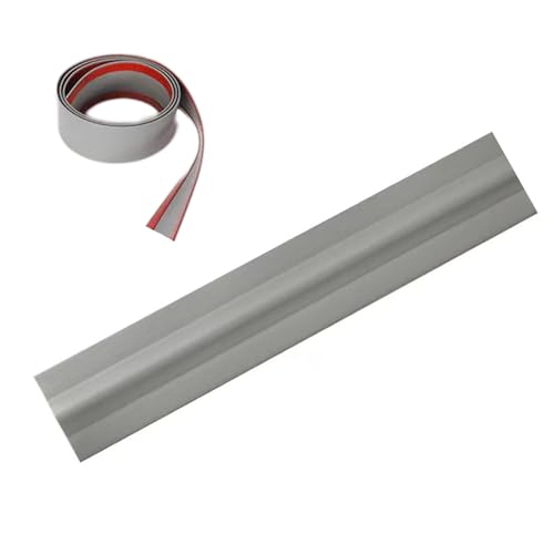 Selbstklebender Kabelkanal, PVC-Kabelkanal, Kabelkanal for Das Home Office, Schützt Netzkabel Und Verhindert Stolpern Über Kabel (grau, Weiß)(Gray,1.38in-3.3ft) von ZPDMJEO