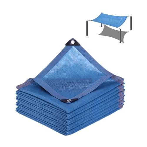 Sonnenschutznetz for Schwimmbäder,Hochdichtes,Verdicktes Sonnenschutznetz for Gärten,Balkone und Dächer – Pflanzenbeschattung und Wärmeblockiernetz,Anpassbar(4x4m/13.1x13.1ft) von ZPDMJEO
