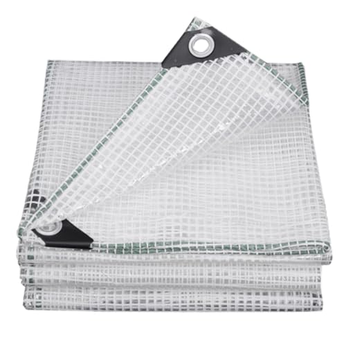 Transparentes Wasserdichtes Tuch, Weißes, Fleischiges Sonnenschutzdach, Regenabweisendes Tuch for Den Außenbalkon, Die Größe Kann Individuell Angepasst Werden(6.2x9.5ft/1.9x2.9m) von ZPDMJEO