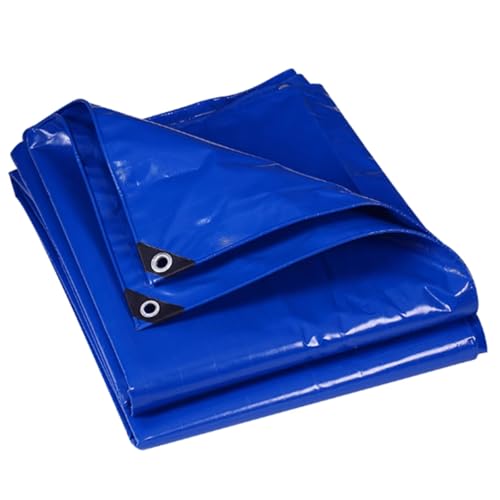 Winter-Schwimmbadabdeckung, Dicke Regen- Und Sonnenschutzplane in Mehreren Größen, Autoartikel Können Individuell Angepasst Werden, Regentuch, Frostschutz(Blue,4.6x6.2ft/1.4x1.9m) von ZPDMJEO