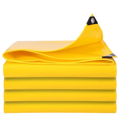 Winter-Schwimmbadabdeckung, Dicke Regen- Und Sonnenschutzplane in Mehreren Größen, Autoartikel Können Individuell Angepasst Werden, Regentuch, Frostschutz(Yellow,19x25.6ft/5.8x7.8m) von ZPDMJEO