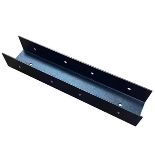 Zubehör for Die Zauninstallation aus Imprägniertem Holz, Rechtwinklige Eisenfüße, Zaunpfosten-Befestigungswinkel, Verbindungsbeschläge, Schwarz, Weiß(Black,1PC_CONNECTOR) von ZPDMJEO
