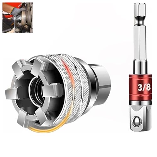 ZPECIAL Multifunktions-Universal-Steckschlüsselwerkzeug - Universelles Wartungswerkzeug, verstellbare Steckschlüsselhülse, for metrisches 3/8-Zoll-Profi-Reparaturwerkzeug(1pcs) von ZPECIAL