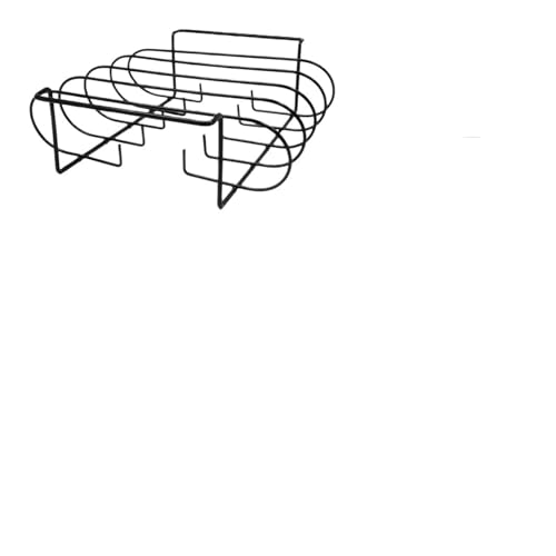 Grillregale Rostfreiem Antihaftbeschichteter BBQ-Rippchenständer, Barbecue-Steak-Racks, Edelstahl, Hähnchen-Rindfleisch-Rippchen-Grill, schwarz, for Gas-Smoker, BBQ-Werkzeuge, BBQ(Roast chicken rack) von ZPFDSG