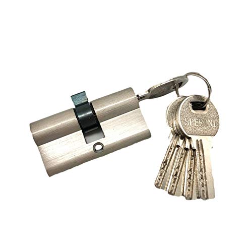 Schließzylinder Double Open Lock Door Window Security 60 70 80 90mm Zylinderschlüssel Diebstahlung Anti-Diebstahleingang Messing Türschloss verlängerter Kern (Size : 90mm) von ZPFDSG