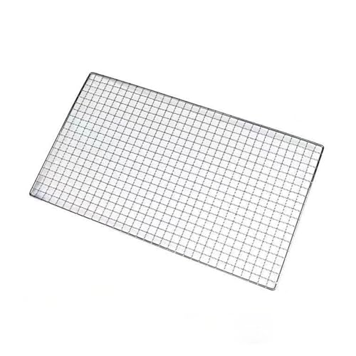 ZPFDSG Grillregale Rostfreiem Antihaft-Grillkorb for Fisch, Metallgriff, Grillwerkzeug, Fleisch, Speck, Grillnetz, Grillrost for den Außenbereich, Küche, Picknick, Kochgrill von ZPFDSG