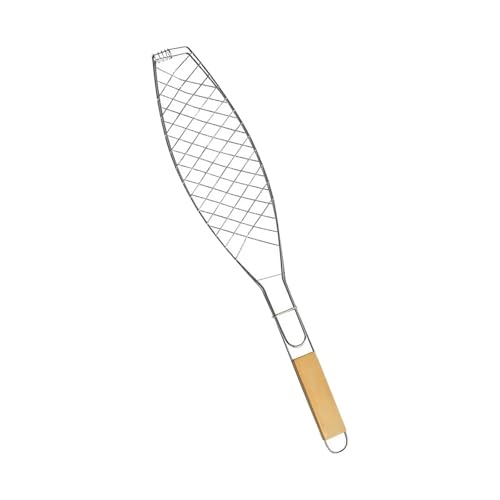 ZPFDSG Grillregale Rostfreiem Braten von Fisch, Grillen, Grillkorb, Gemüse, Klappgriff, Antihaft-Grillwerkzeug for den Außenbereich, Burger-Netz, BBQ-Kochgrills von ZPFDSG