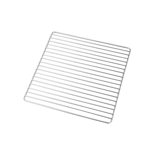 ZPFDSG Grillregale Rostfreiem Runde BBQ Net Grill Edelstahl Feine Mesh Bratpfannen Zubehör Antihaft-Gitter Rack(25X30CM) von ZPFDSG