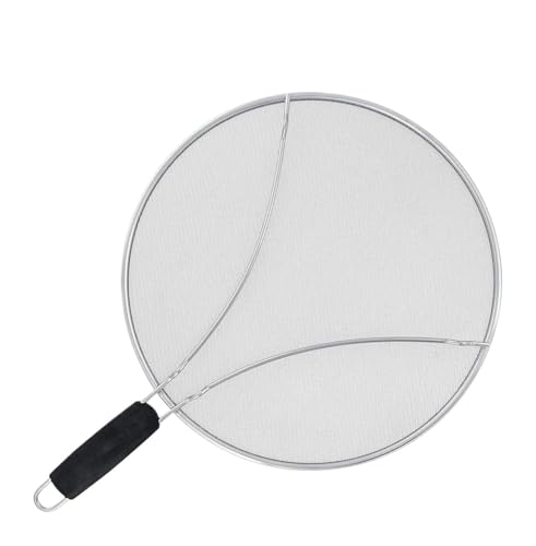 ZPFDSG Grillregale Rostfreiem Runde BBQ Net Grill Edelstahl Feine Mesh Bratpfannen Zubehör Antihaft-Gitter Rack(9.8inch) von ZPFDSG