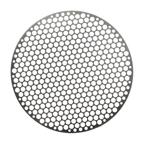 ZPFDSG Grillregale Rostfreiem Runde Grillgitter, Gitter, runder Rost, Dampfnetz, Grillrost, Grillgitter, 304 Edelstahlnetze, Grillwerkzeug(26CM) von ZPFDSG