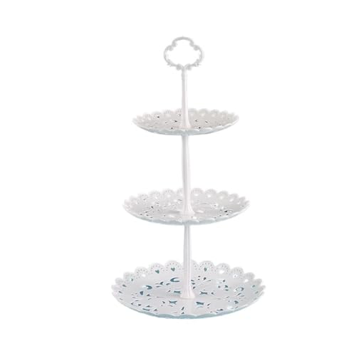 ZPFDSG Obst Etagere Kuchentablett, Tortenständer, dreischichtiges Obsttablett, Cupcake-Präsentationsständer, kreativer Kuchen-Präsentationsständer, Kunststoff, Trockenfrüchte ZPFDSG Obst Etagere Kuchentablett, Tortenständer, dreischichtiges Obsttablett, Cupcake-Präsentationsständer, kreativer Kuchen-Präsentationsständer, Kunststoff, Trockenfrüchte von ZPFDSG