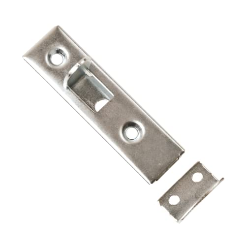 ZPH MARK Set Schrank Riegel - Möbelriegel - Schrankriegel mit Schiebeverschluss - für Badezimmer Möbel - Haustier-Tore - für Schränke Vitrinen - 65x18 mm Silberfarben - 1 Stück von ZPH MARK