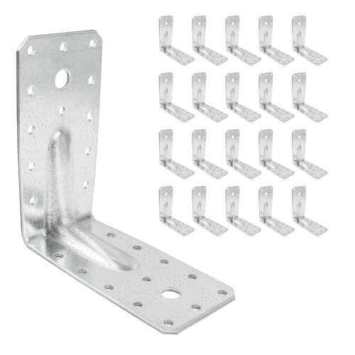 ZPH MARK Winkelverbinder - Winkel Metall - Stahlwinkel verzinkt - Winkel Weiss - Bauwinkel - Sturmwinkel - Winkelblech Montagewinkel Eisenwinkel - Winkelverbinder 120 x 120 x 60 x 2,5 mm 20 Stück ZPH MARK Winkelverbinder - Winkel Metall - Stahlwinkel verzinkt - Winkel Weiss - Bauwinkel - Sturmwinkel - Winkelblech Montagewinkel Eisenwinkel - Winkelverbinder 120 x 120 x 60 x 2,5 mm 20 Stück von ZPH MARK