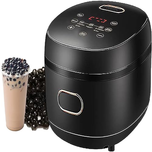 Fully Automatic Pearl Tapioca Cooker, 5L Commercial Boba Pearl Tapioca Pot 900W Boiling Pearls Maker with Touch Screen for Milk Tea Coffee Shop Restaurant von ZPLuz